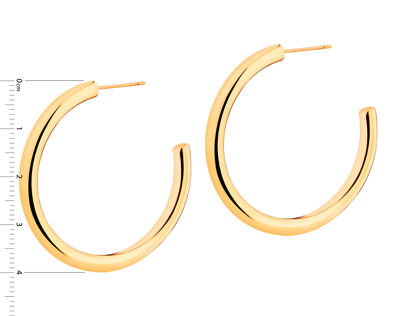 Elixa KOLCZYKI ZE STALI SZLACHETNEJ - KOŁA EL535-1436