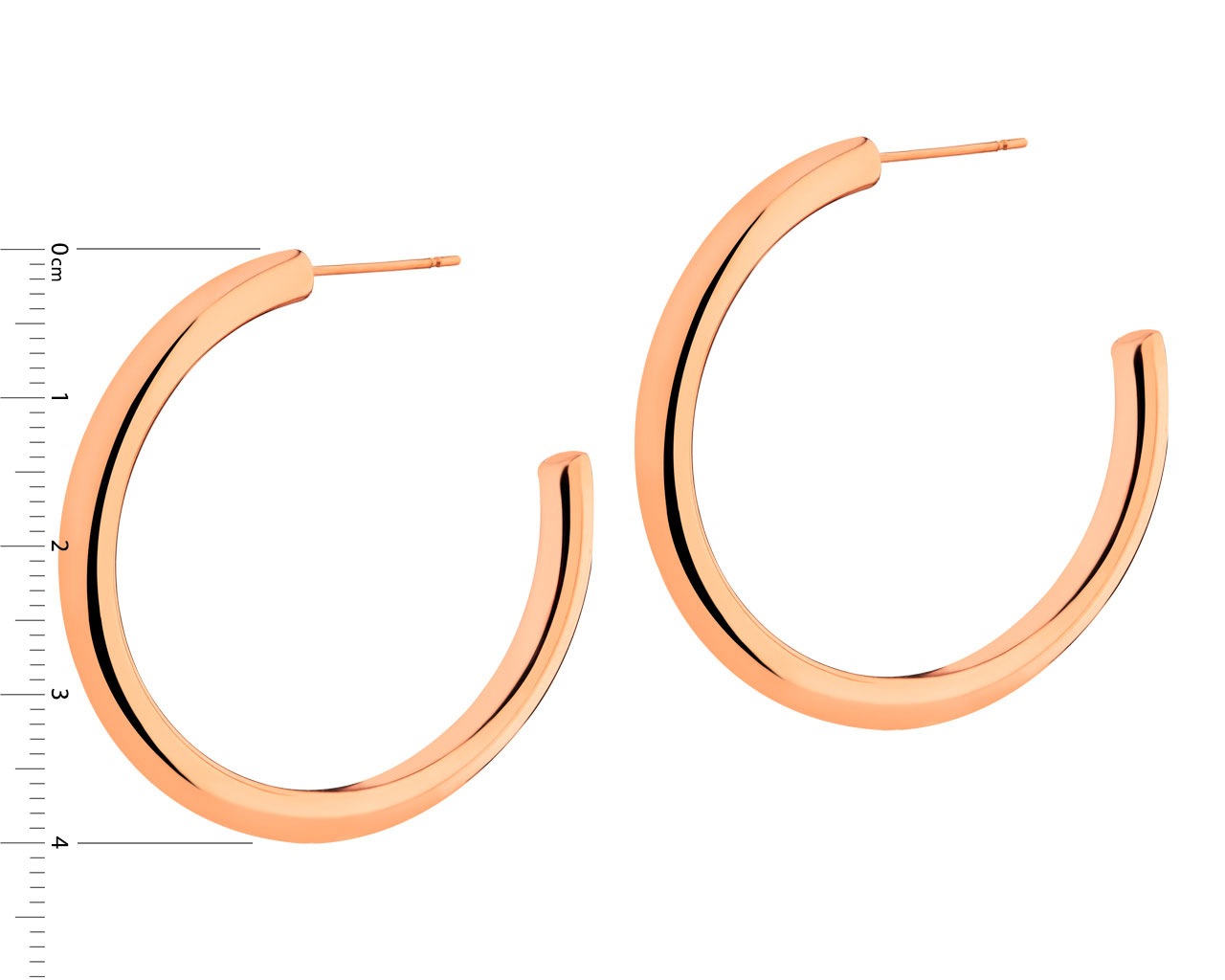 Elixa KOLCZYKI ZE STALI SZLACHETNEJ - KOŁA EL536-4503