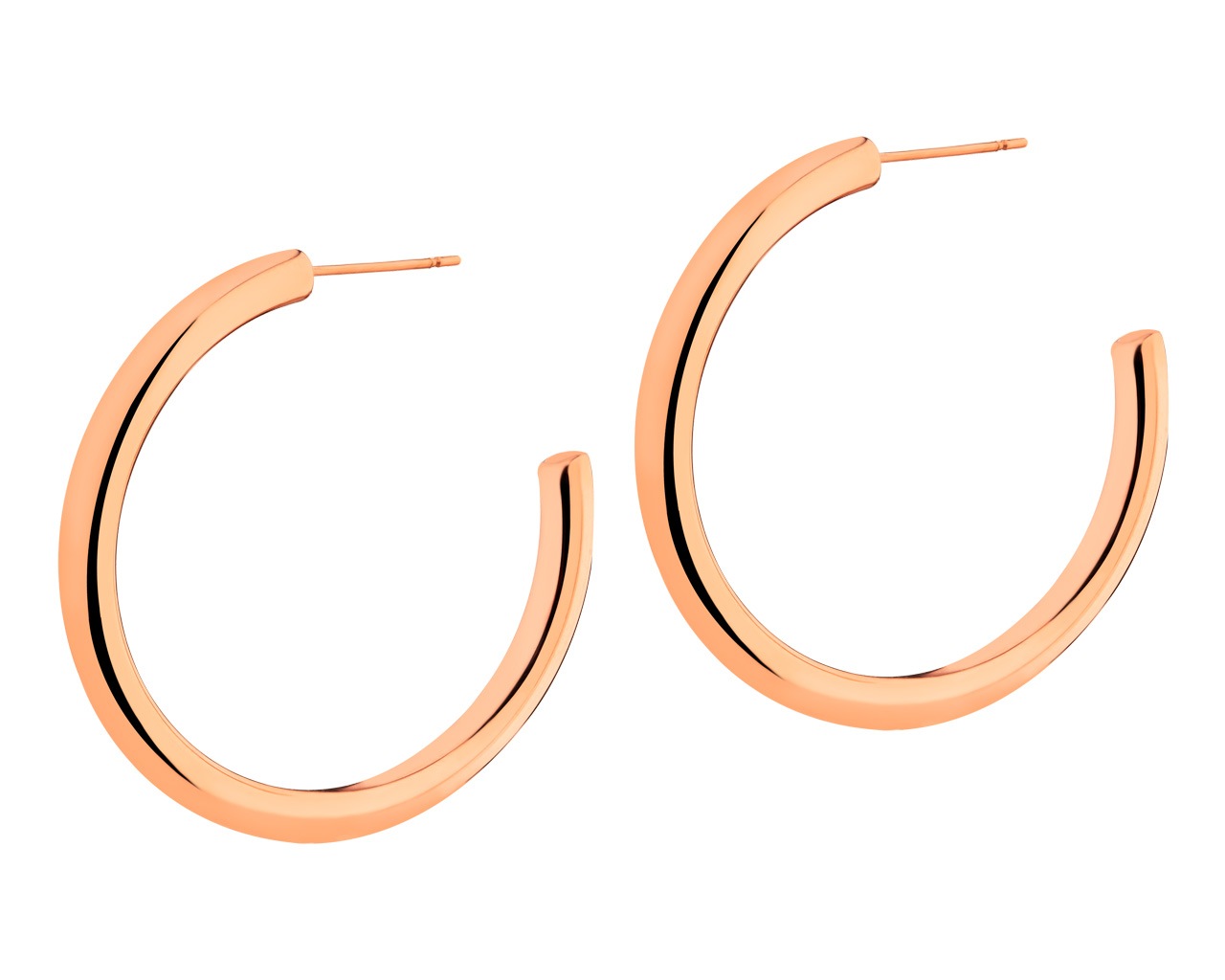 elixa KOLCZYKI ZE STALI SZLACHETNEJ - KOŁA EL536-4503