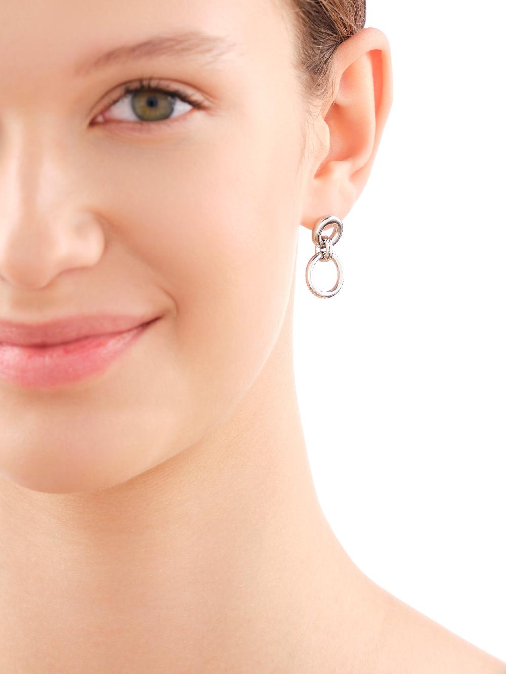 Elixa KOLCZYKI ZE STALI SZLACHETNEJ - KOŁA EL536-7027