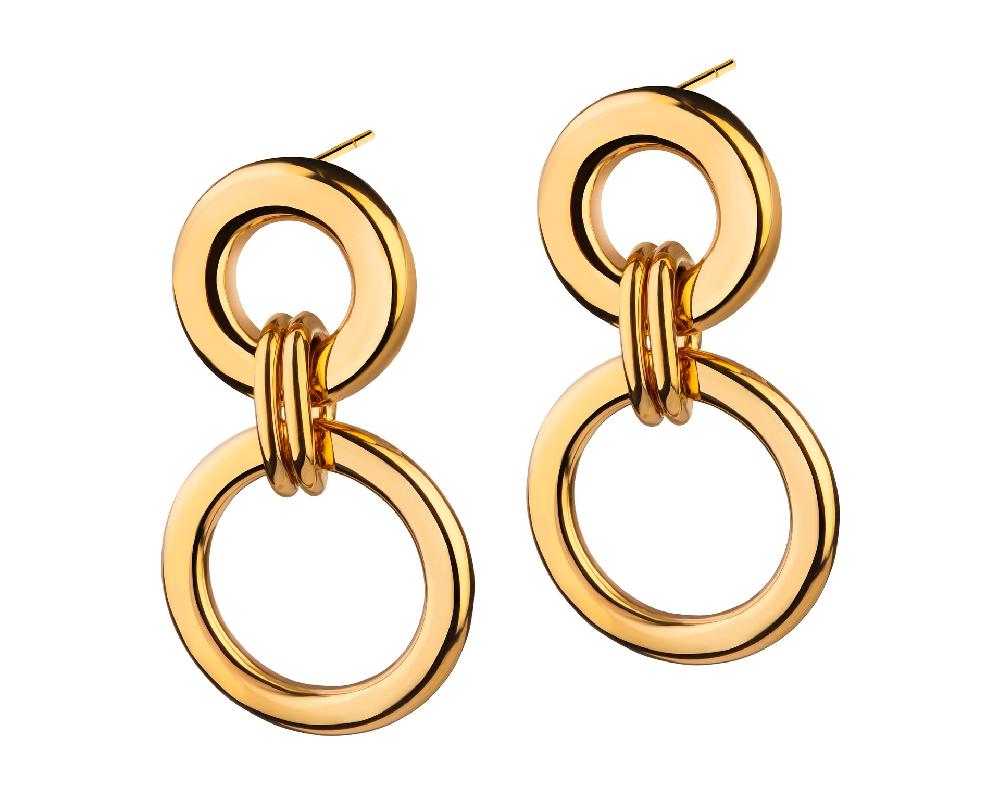 elixa KOLCZYKI ZE STALI SZLACHETNEJ - KOŁA EL536-7029