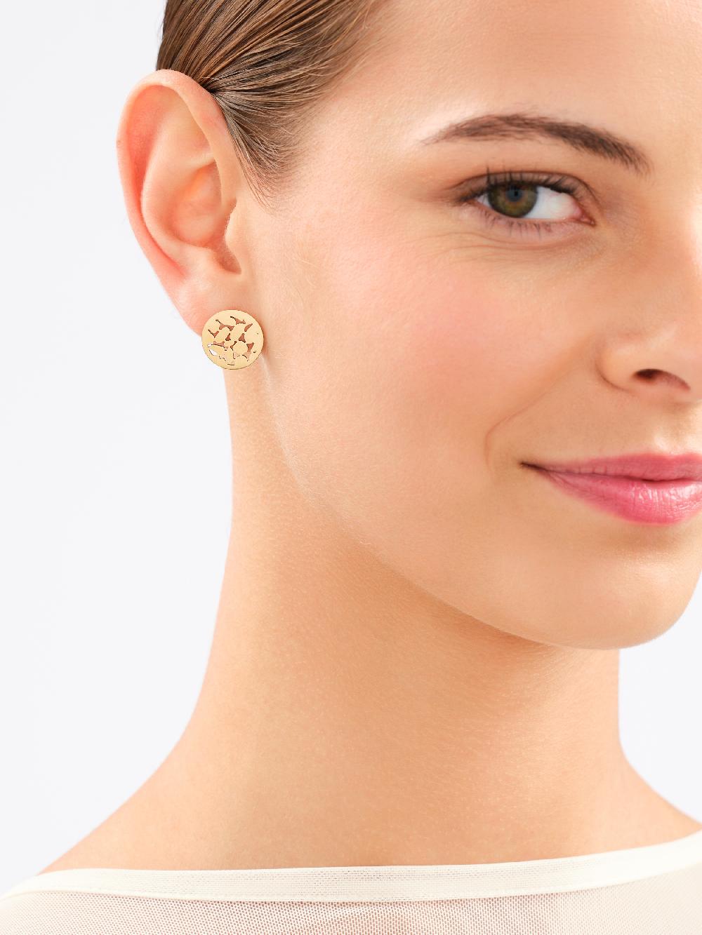 Elixa KOLCZYKI ZE STALI SZLACHETNEJ - KOŁA EL537-0359