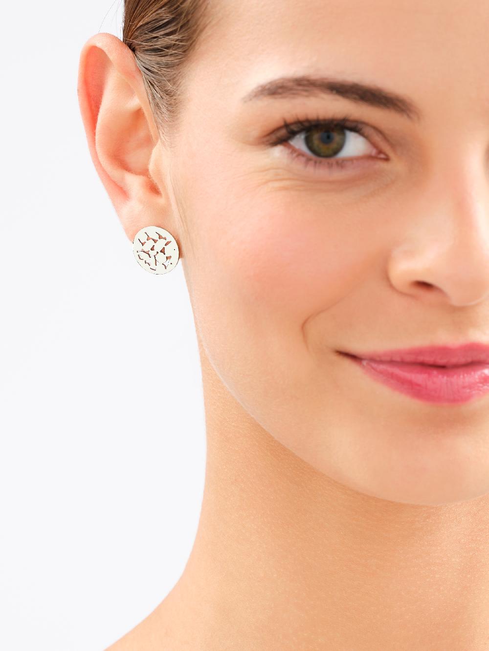 Elixa KOLCZYKI ZE STALI SZLACHETNEJ - KOŁA EL537-0364