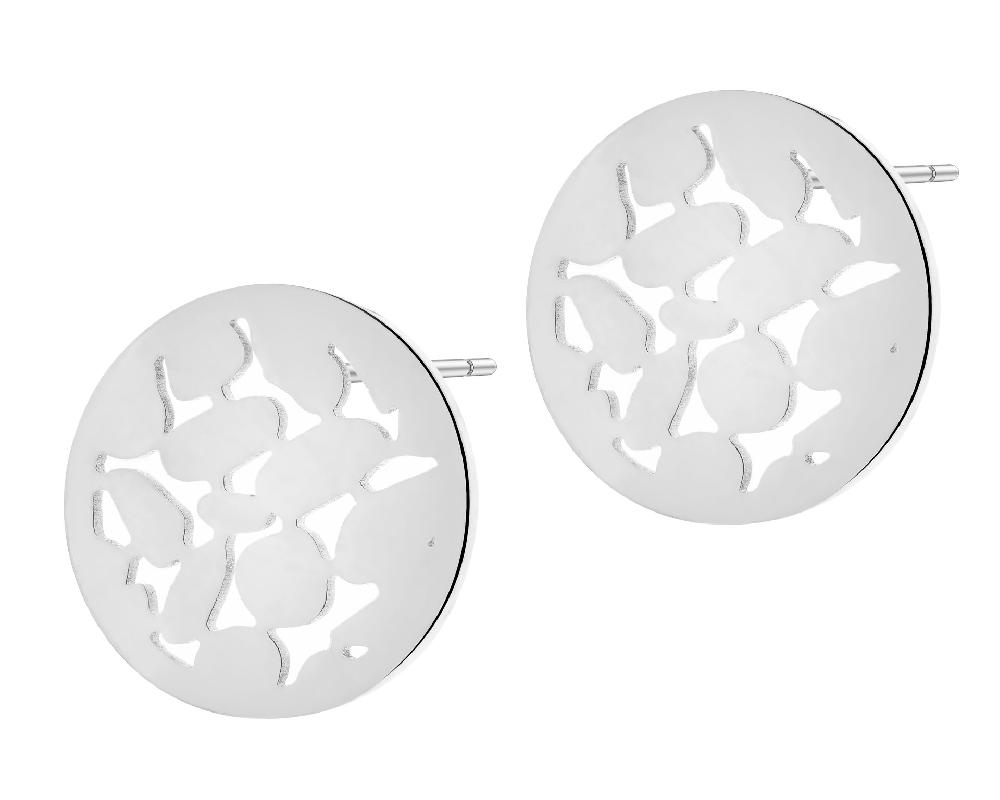 elixa KOLCZYKI ZE STALI SZLACHETNEJ - KOŁA EL537-0364