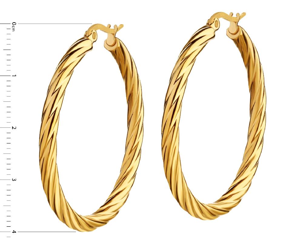 Elixa KOLCZYKI ZE STALI SZLACHETNEJ - KOŁA EL537-0418