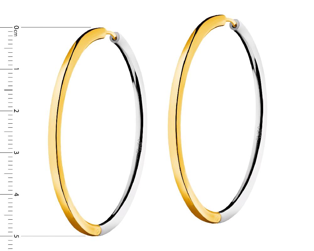 Elixa KOLCZYKI ZE STALI SZLACHETNEJ - KOŁA EL537-3673