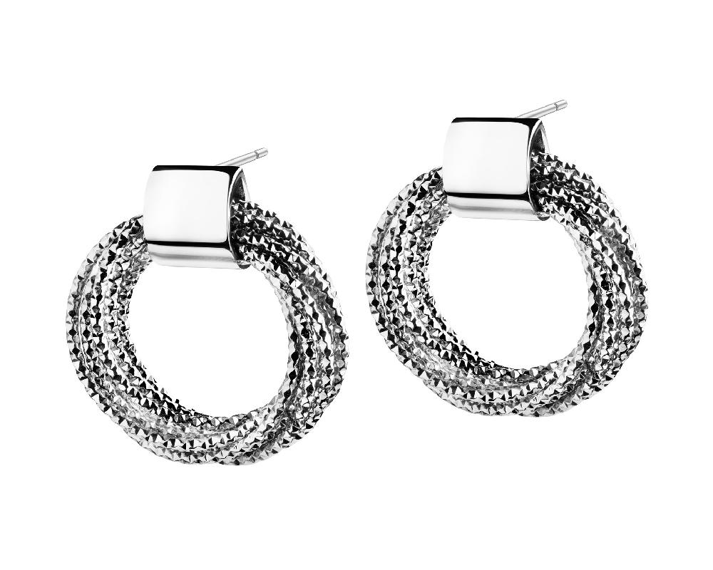 elixa KOLCZYKI ZE STALI SZLACHETNEJ - KOŁA EL538-4483