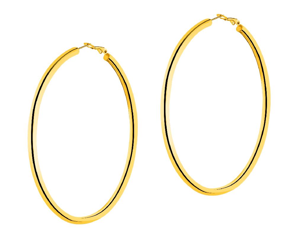 elixa KOLCZYKI ZE STALI SZLACHETNEJ - KOŁA EL539-1588