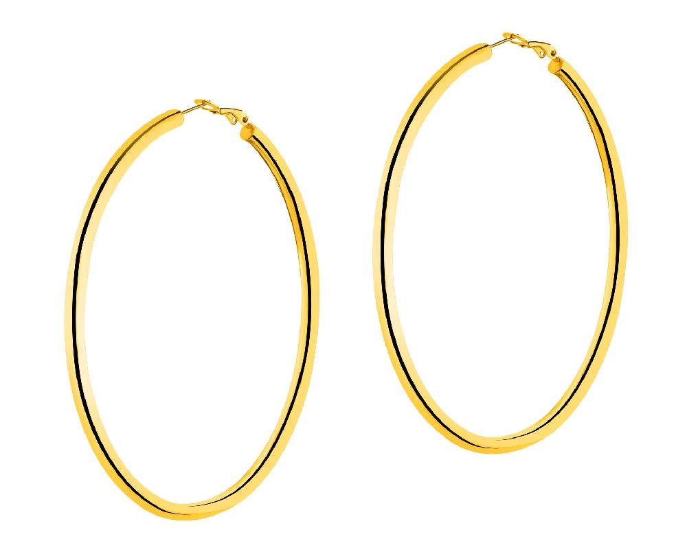 elixa KOLCZYKI ZE STALI SZLACHETNEJ - KOŁA EL539-1588