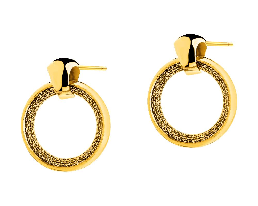 elixa KOLCZYKI ZE STALI SZLACHETNEJ - KOŁA EL541-4760