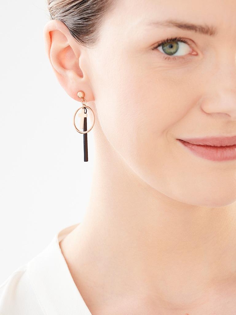 Elixa KOLCZYKI ZE STALI SZLACHETNEJ - KRZYŻE EL525-3433