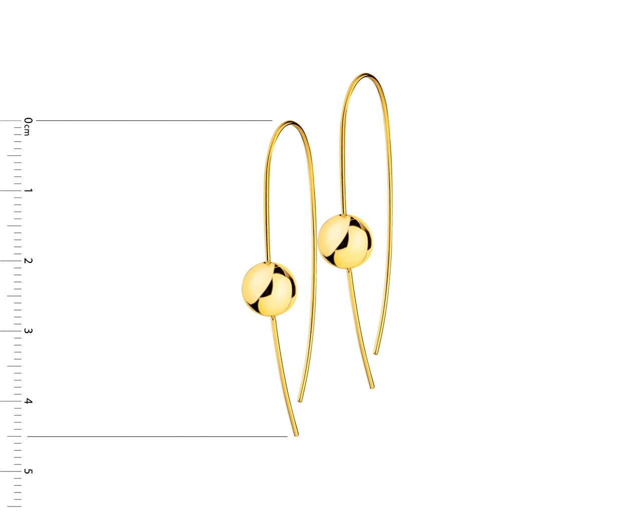 Elixa KOLCZYKI ZE STALI SZLACHETNEJ - KULKI EL525-2303