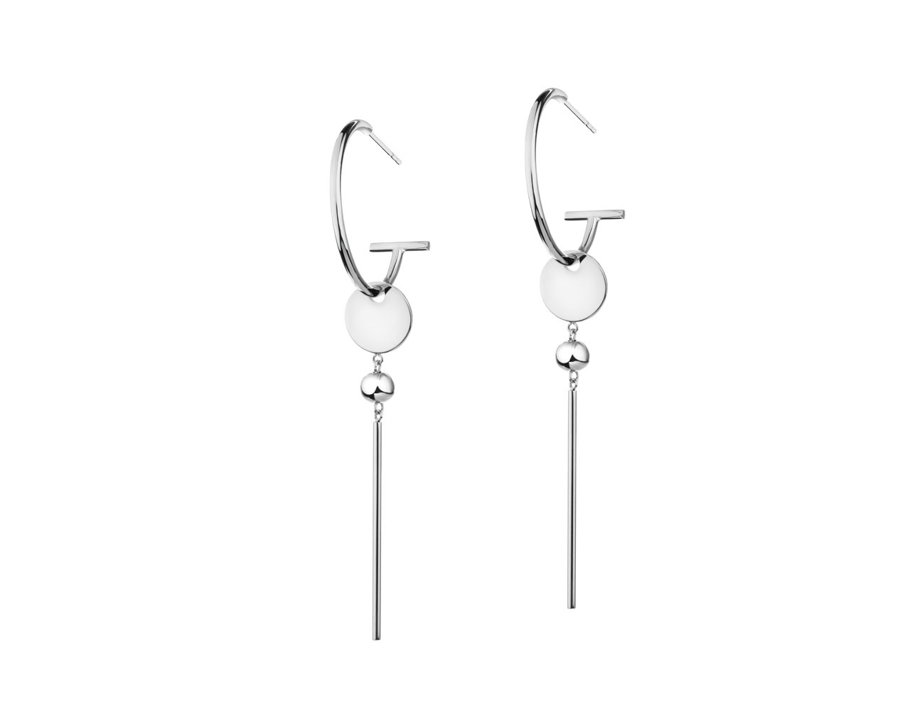 elixa KOLCZYKI ZE STALI SZLACHETNEJ - KULKI EL525-5589