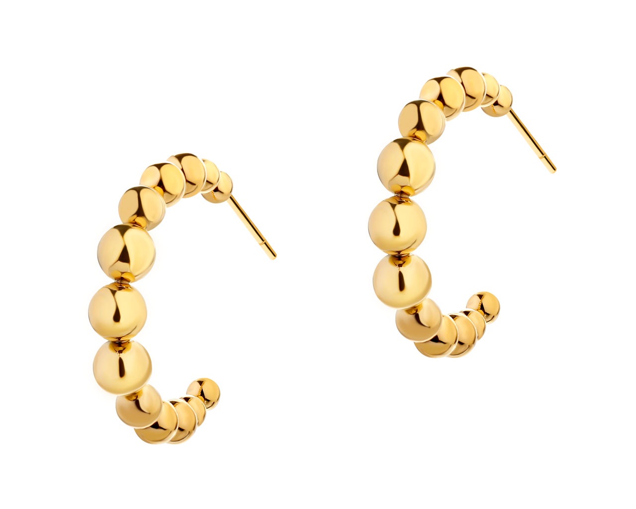 elixa KOLCZYKI ZE STALI SZLACHETNEJ - KULKI EL535-2733