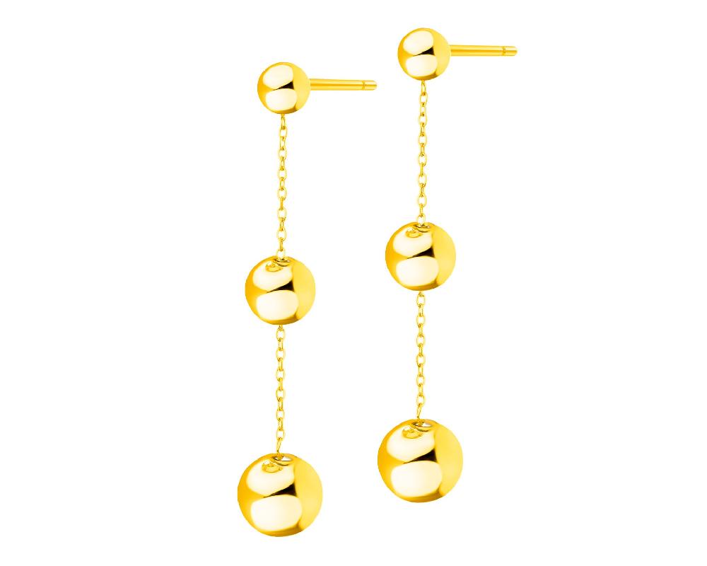 elixa KOLCZYKI ZE STALI SZLACHETNEJ - KULKI EL538-2890