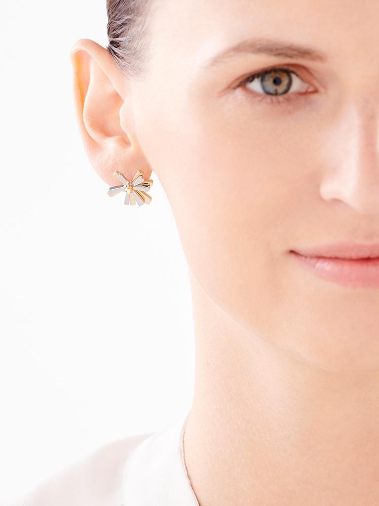 Elixa KOLCZYKI ZE STALI SZLACHETNEJ - KWIATY EL531-1195