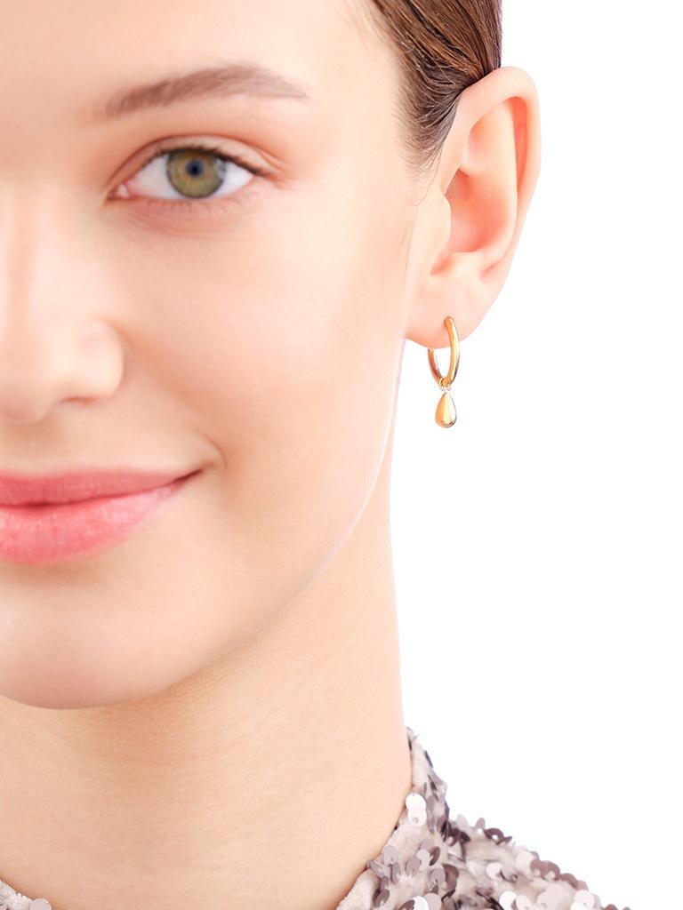 Elixa KOLCZYKI ZE STALI SZLACHETNEJ - ŁEZKI EL535-9860