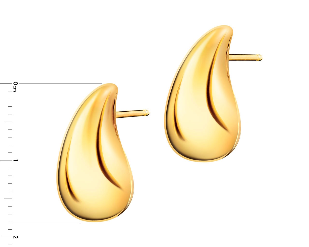 Elixa KOLCZYKI ZE STALI SZLACHETNEJ - ŁEZKI EL536-5222