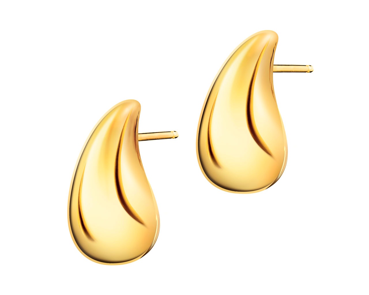 elixa KOLCZYKI ZE STALI SZLACHETNEJ - ŁEZKI EL536-5222