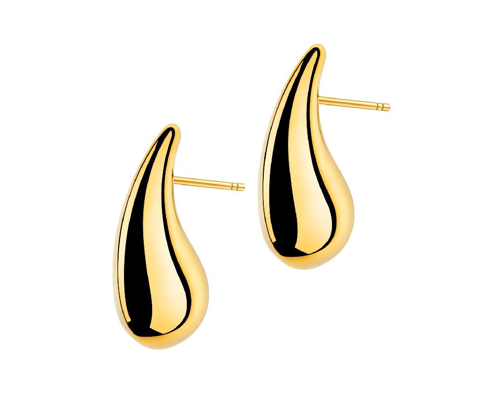 elixa KOLCZYKI ZE STALI SZLACHETNEJ - ŁEZKI EL536-5225