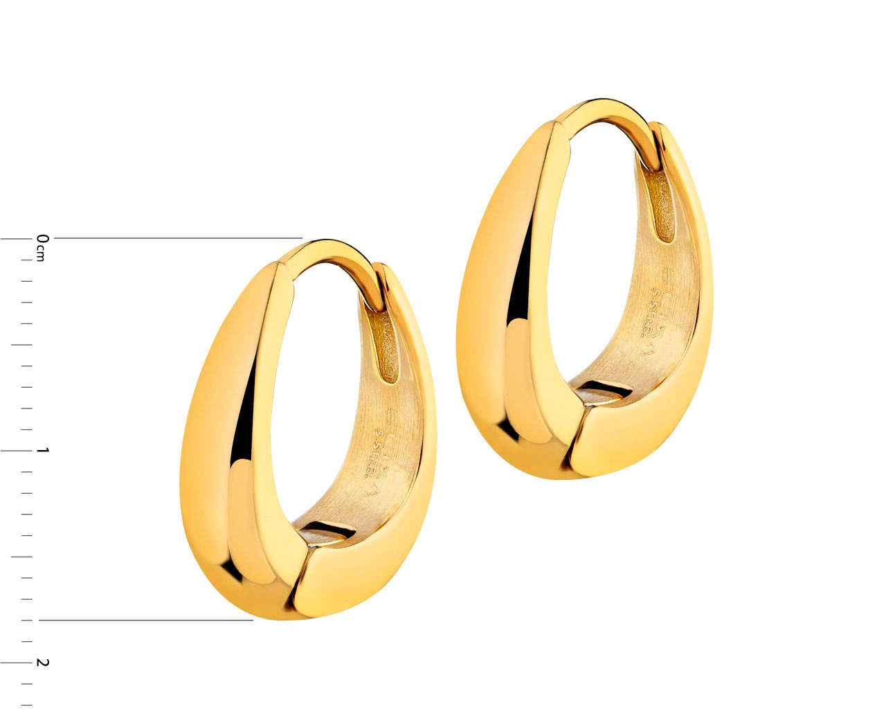 Elixa KOLCZYKI ZE STALI SZLACHETNEJ - ŁEZKI EL536-6036