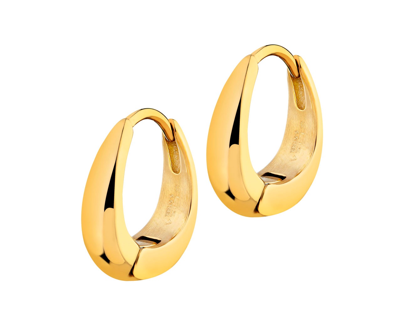 elixa KOLCZYKI ZE STALI SZLACHETNEJ - ŁEZKI EL536-6036