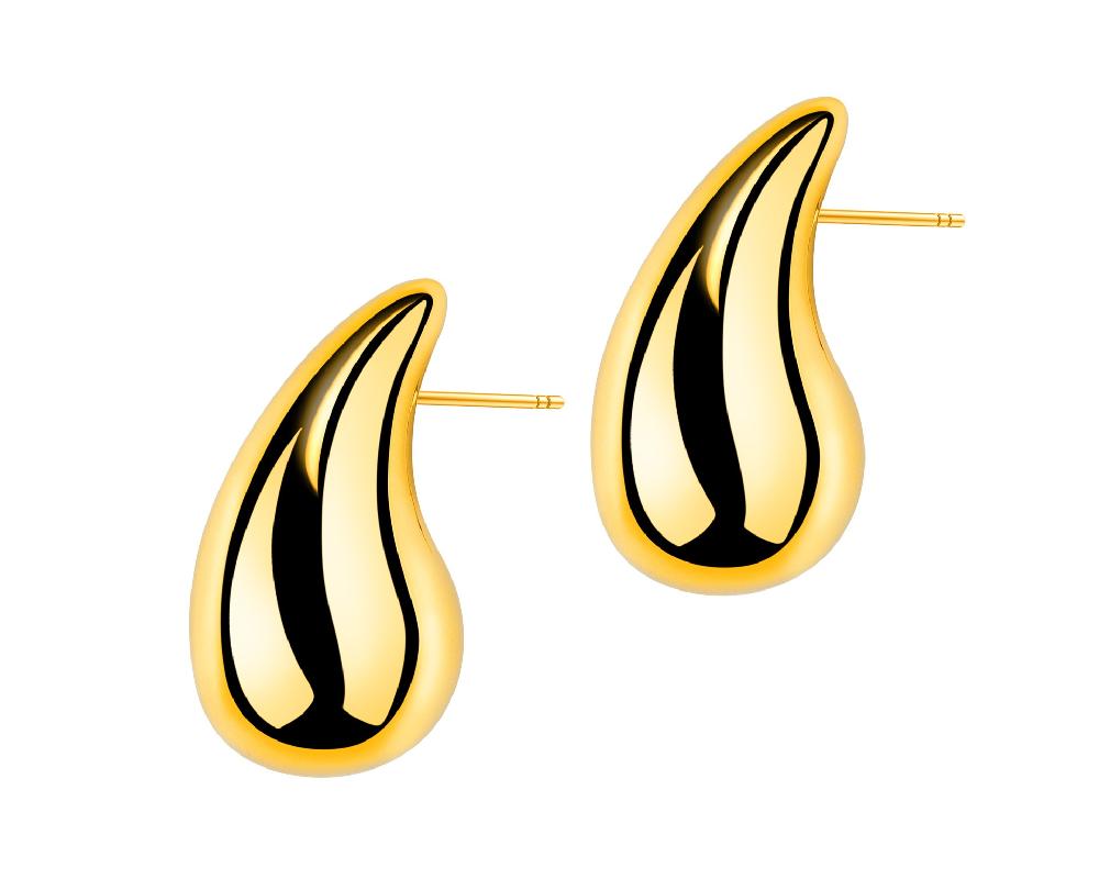 elixa KOLCZYKI ZE STALI SZLACHETNEJ - ŁEZKI EL537-1374