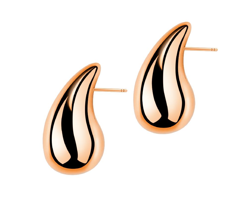 elixa KOLCZYKI ZE STALI SZLACHETNEJ - ŁEZKI EL537-1381