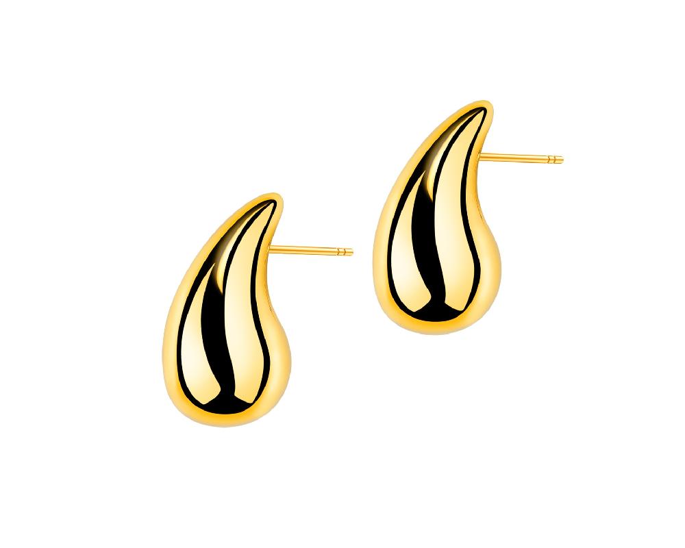 elixa KOLCZYKI ZE STALI SZLACHETNEJ - ŁEZKI EL537-1383