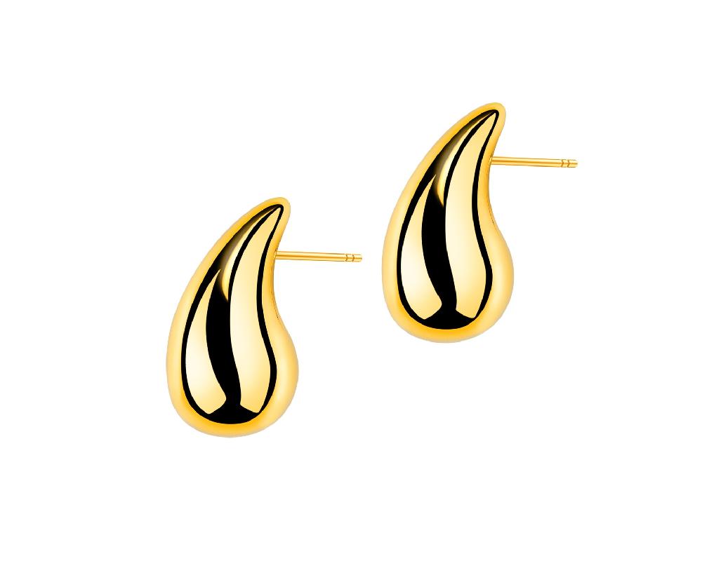 elixa KOLCZYKI ZE STALI SZLACHETNEJ - ŁEZKI EL537-1383