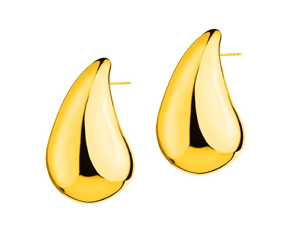 elixa KOLCZYKI ZE STALI SZLACHETNEJ - ŁEZKI EL539-0761