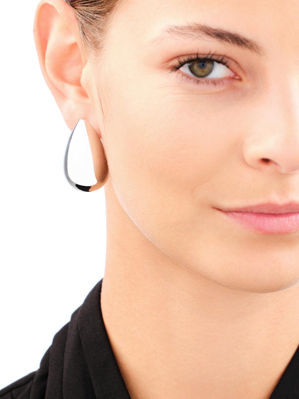 Elixa KOLCZYKI ZE STALI SZLACHETNEJ - ŁEZKI EL539-0767