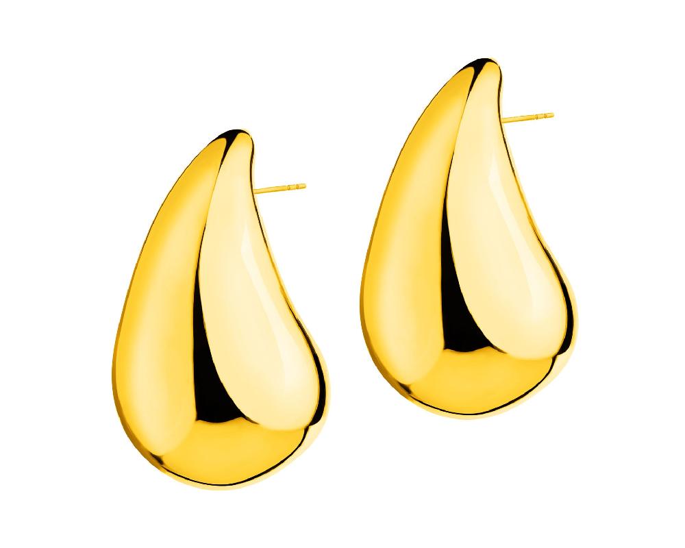 elixa KOLCZYKI ZE STALI SZLACHETNEJ - ŁEZKI EL539-0772