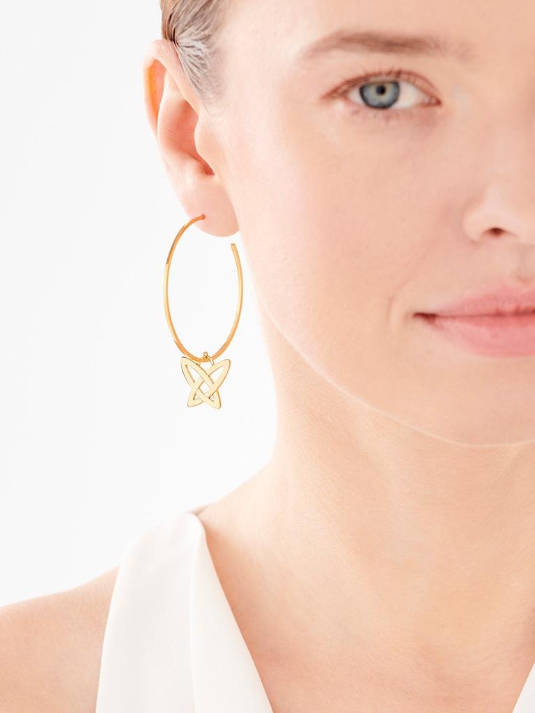 Elixa KOLCZYKI ZE STALI SZLACHETNEJ - MOTYLE EL532-6408