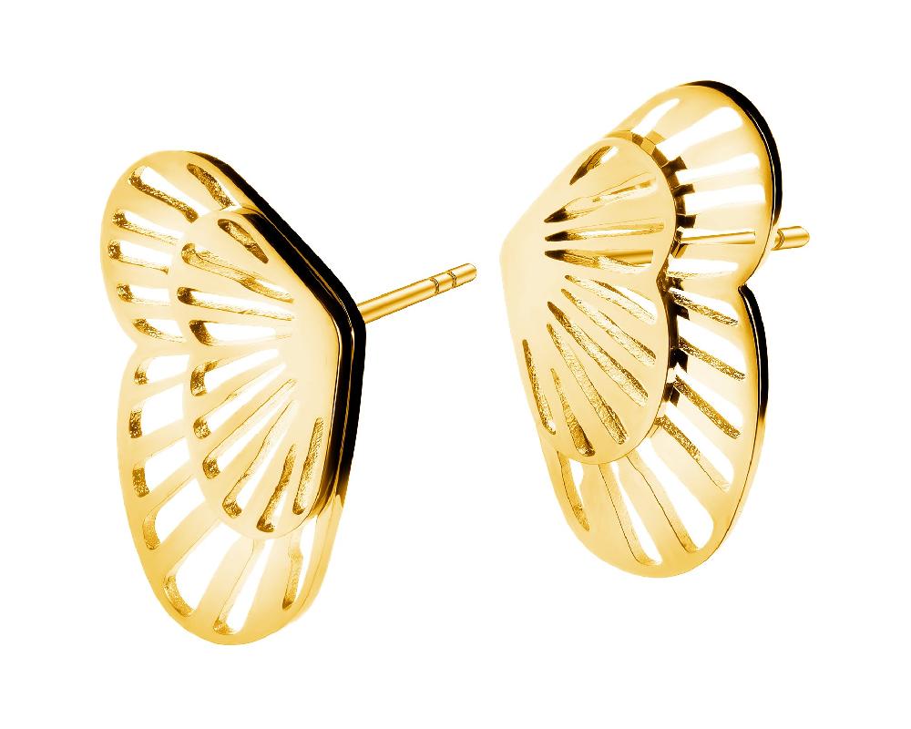 elixa KOLCZYKI ZE STALI SZLACHETNEJ - MOTYLE EL536-3360