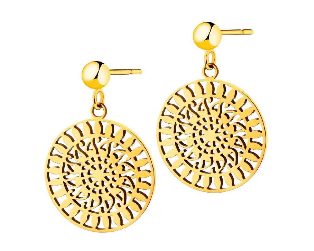 elixa KOLCZYKI ZE STALI SZLACHETNEJ - ROZETY EL534-8982