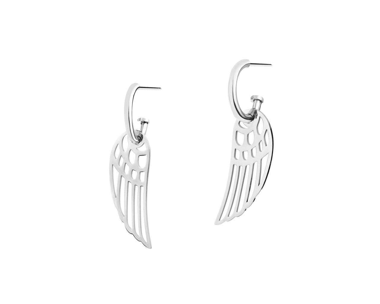 elixa KOLCZYKI ZE STALI SZLACHETNEJ - SKRZYDŁA EL527-1388