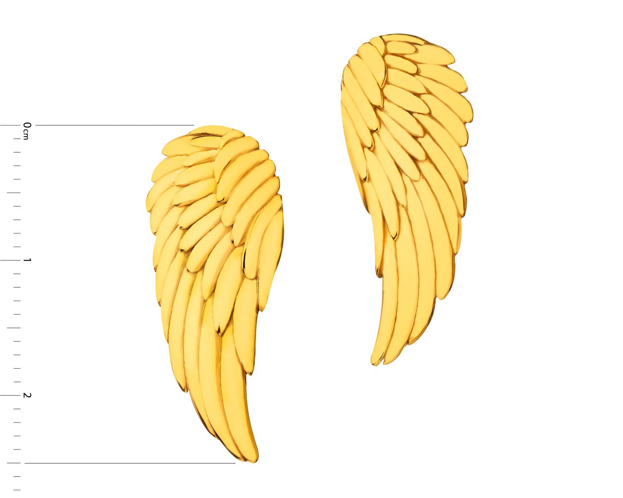 Elixa KOLCZYKI ZE STALI SZLACHETNEJ - SKRZYDŁA EL535-9864