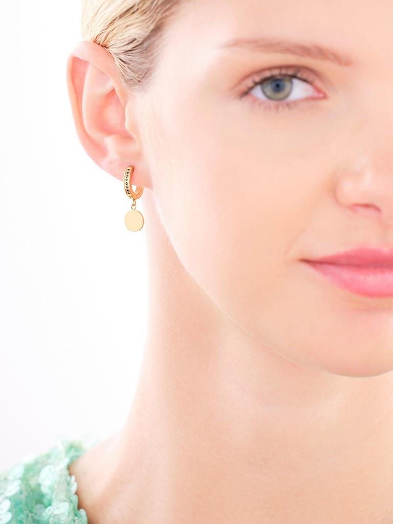 Elixa KOLCZYKI ZE STALI SZLACHETNEJ Z CYRKONIAMI EL533-1073