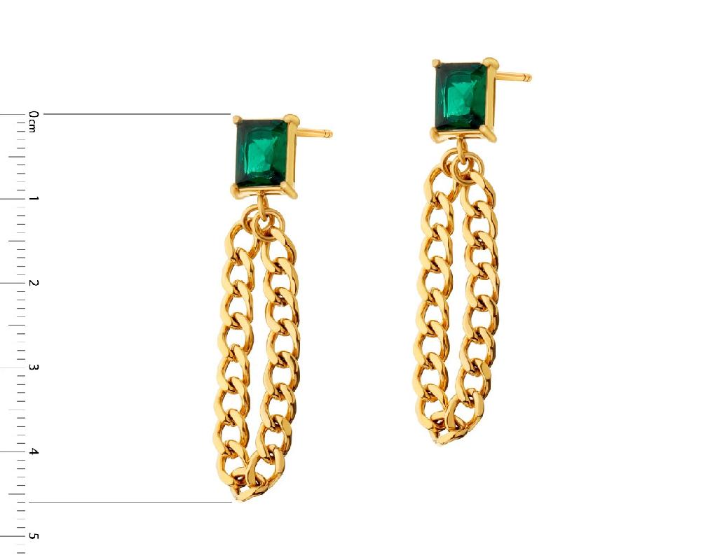 Elixa KOLCZYKI ZE STALI SZLACHETNEJ Z CYRKONIAMI EL533-6317