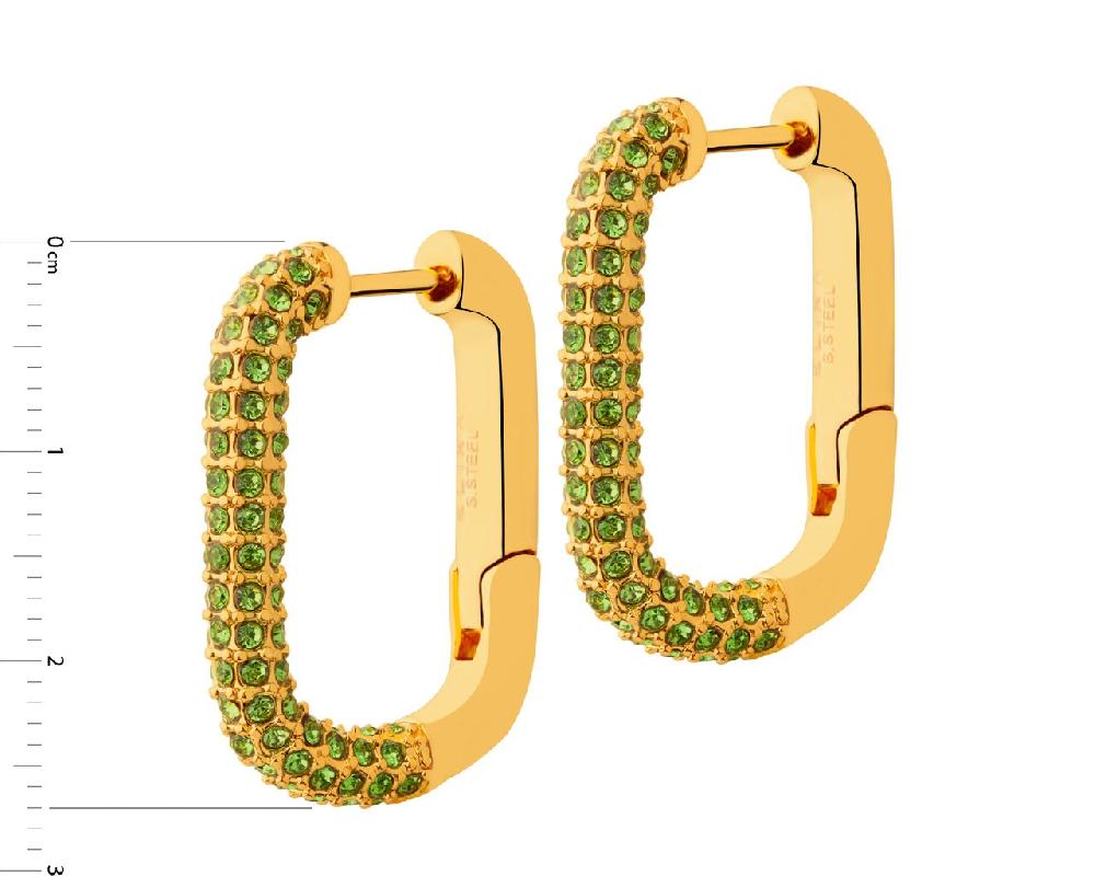 Elixa KOLCZYKI ZE STALI SZLACHETNEJ Z CYRKONIAMI EL535-2855