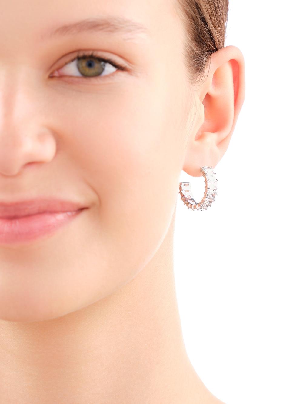 Elixa KOLCZYKI ZE STALI SZLACHETNEJ Z CYRKONIAMI EL536-5095