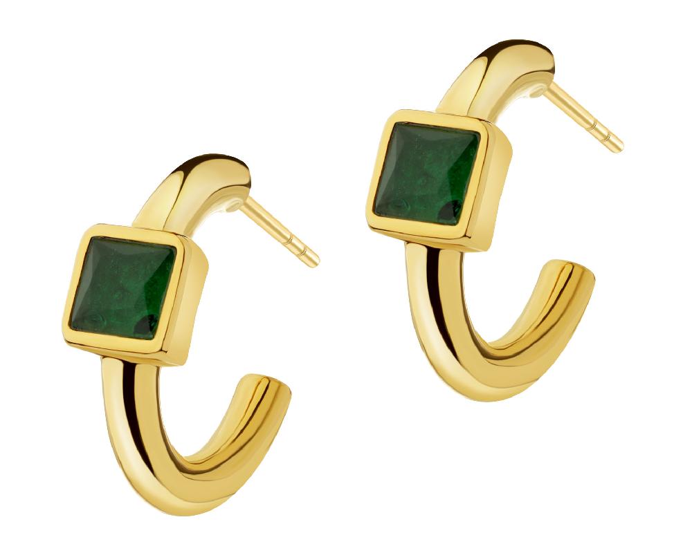 elixa KOLCZYKI ZE STALI SZLACHETNEJ Z CYRKONIAMI EL538-1233