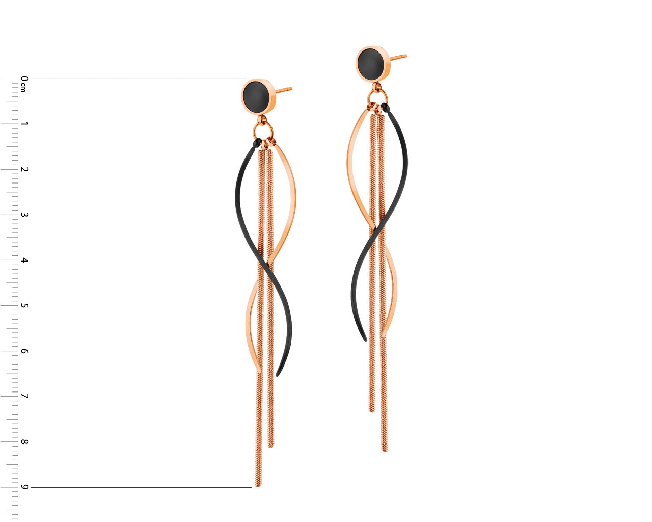 Elixa KOLCZYKI ZE STALI SZLACHETNEJ Z EMALIĄ EL527-3361