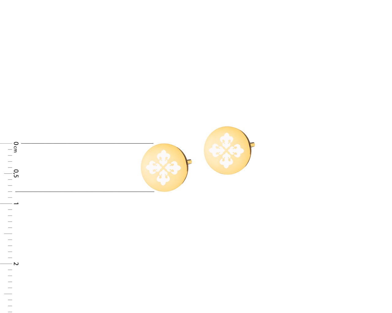 Elixa KOLCZYKI ZE STALI SZLACHETNEJ Z EMALIĄ EL531-4176