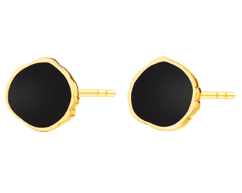 elixa KOLCZYKI ZE STALI SZLACHETNEJ Z EMALIĄ EL536-3804