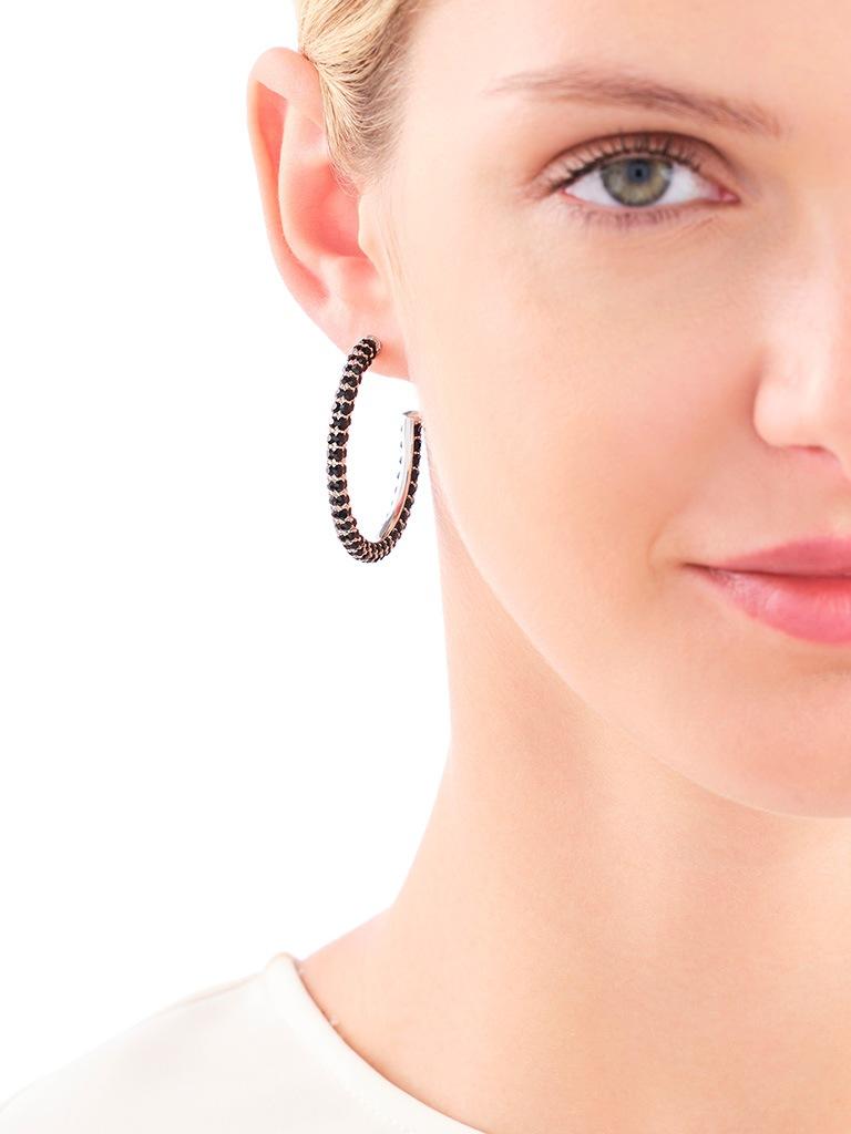 Elixa KOLCZYKI ZE STALI SZLACHETNEJ Z KRYSZTAŁAMI - KOŁA EL535-1476