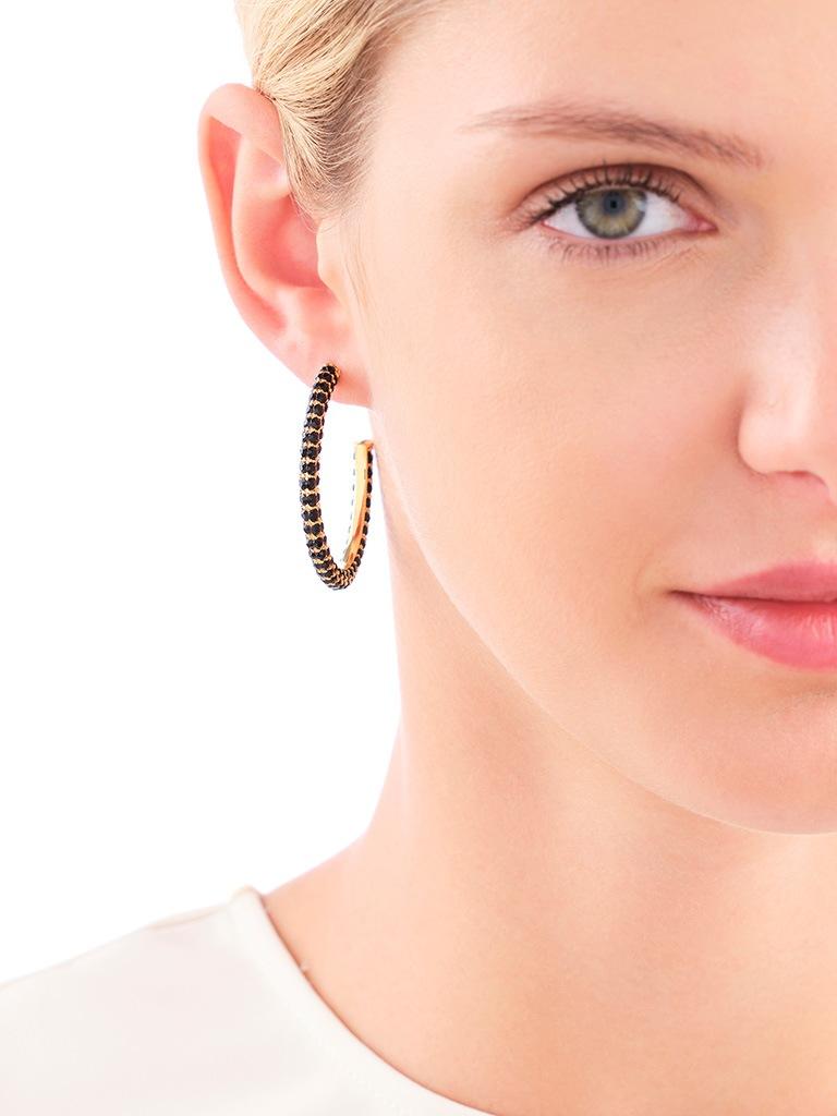 Elixa KOLCZYKI ZE STALI SZLACHETNEJ Z KRYSZTAŁAMI - KOŁA EL535-1477