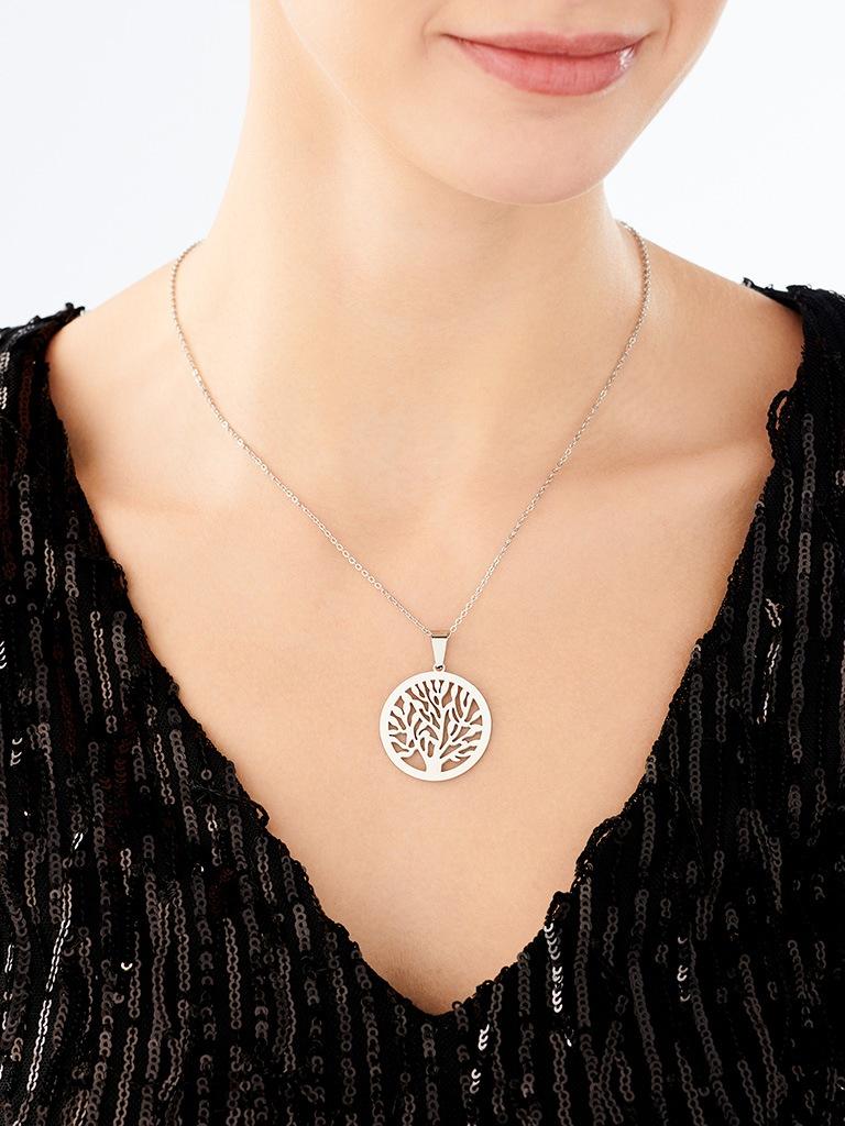 Elixa NASZYJNIK ZE STALI SZLACHETNEJ - DRZEWO EL532-5524