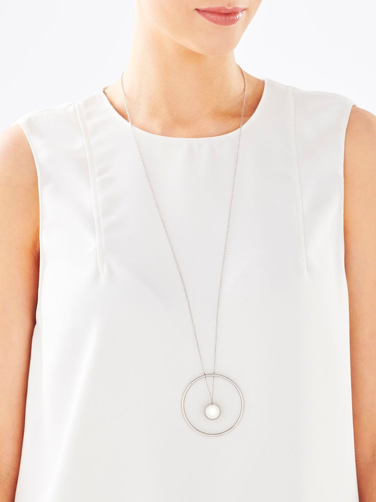 Elixa NASZYJNIK ZE STALI SZLACHETNEJ - KOŁO KULKA EL129-4356